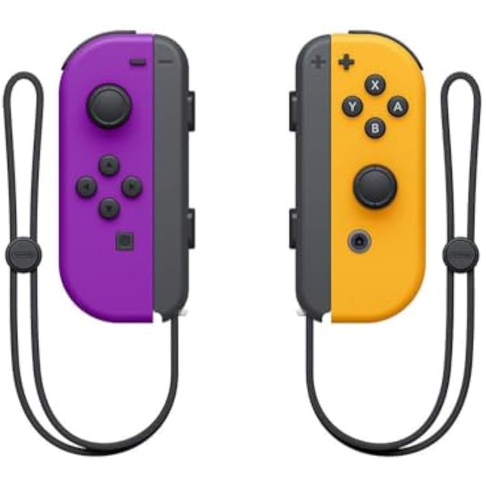 [Genuine Nintendo] Joy-Con (L) Neon Purple/ (R) Neon Orange