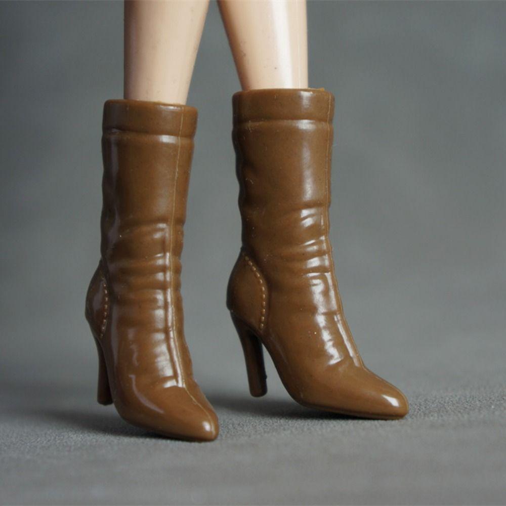 Fashion Male/Female Doll Boots Plastic Doll Casual Wear Shoes  Fit Foot Length 2cm Dolls