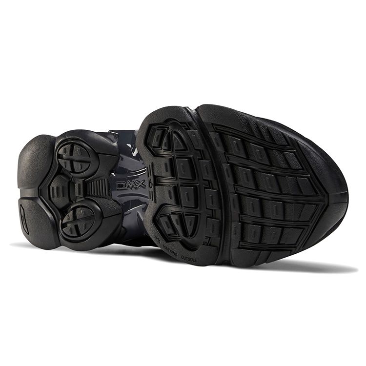 Reebok Dmx6 Mmxx Comfortable Mesh Synthetic Leather Suede Patent Low Top Running Shoes Unisex Sneaker Black FW6648