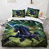 Cartoon Unicorn Design Duvet Cover Set Cute Comforter Cover Bedding Set Bed Linen for Baby Kids Girls Gift Bedroom Decoration026