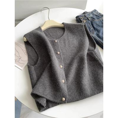 Vielseitige Übergröße Dünnstrickweste - Lässiger Mode-Pullover