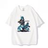 Lucario Elf Pokmon Anime Printed Tshirt Summer Unisexs And Unisexs Tshirt Trendy Loose Casual Y2k Short Sleeve Tops 2026 New