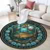 Festival Symbols Round Area Rug Under Office Chairs Bedroom Living Room Home Decor