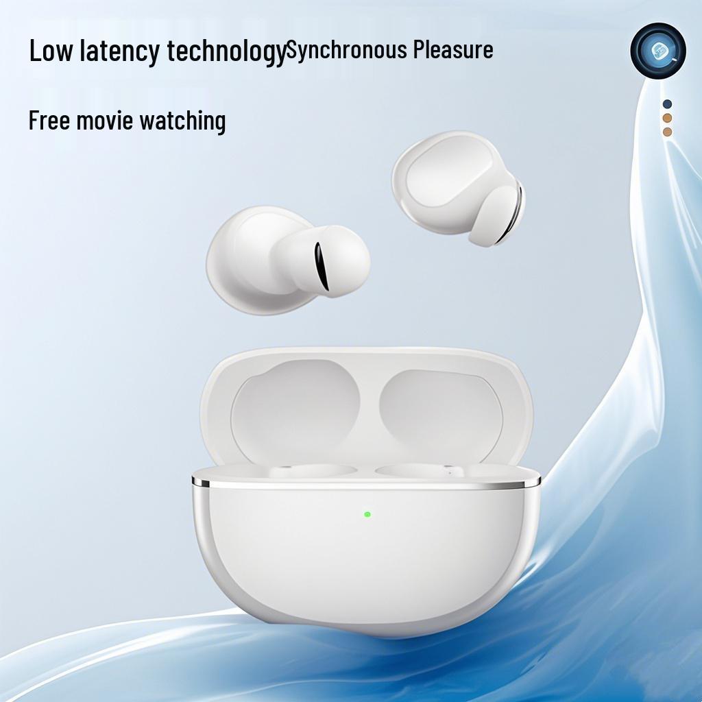 

2025 V12 Mini Touch Control Ear Clip Bluetooth Earbuds - Compatible with Bose слонова кістка/білий