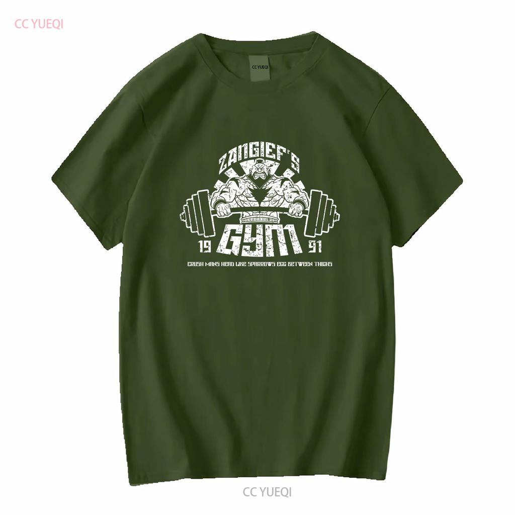 Zangief s Gym 2 T Shirt Gamer Ryu Ken Street Retro Fan Fighter Russia vintage Washed Soft streetwear Slightly Casual Stylish