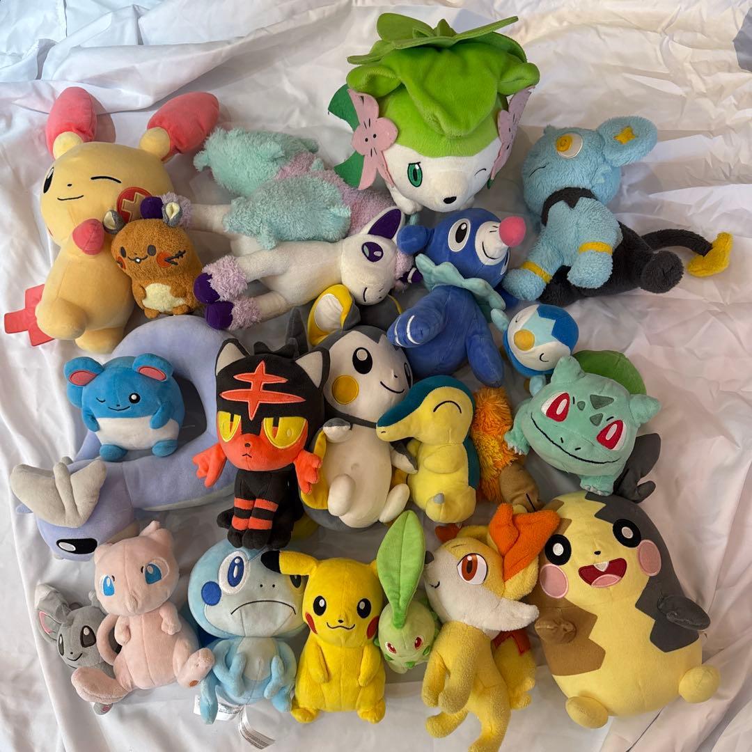Pokemon Pocket Monster stuffed toys bulk sale 20 items