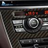 Kohlefaser AC CD Bedienfeld Aufkleber für BMW X5 F15 X6 F16 2014-2017 Innendekoration