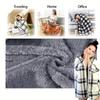 1PC Flannel Shawl Blanket Wearable Lazy Casual Office Warmth Shawl Blanket for Comfort And Style