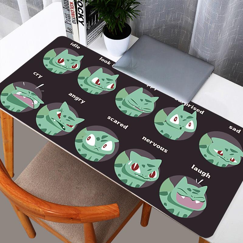 Kanto Pokemon Squad Large Mouse Pad Pikachu Charizard Bulbasaur Eevee Desk Mat