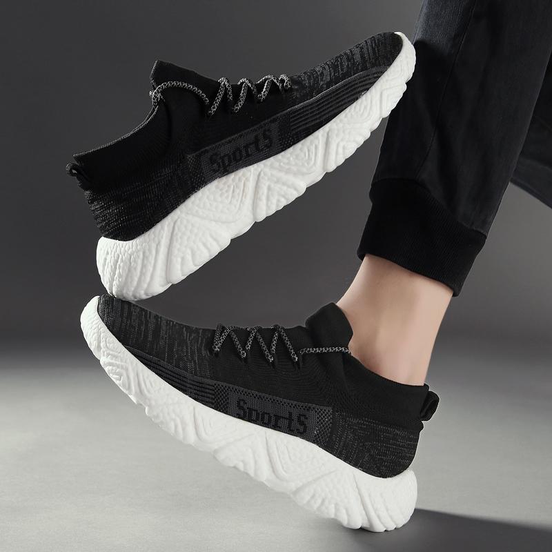 

Men Casual Shoes Sneakers Outdoor Walkng Jogging Trainers Athletic Vulcanize Shoes for Male Slip-on Casual Breathable Comfortabl 39 чёрный