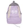 School Bag New Color Matching Pleated Sense Lightweight Outdoor Sports Soft Backpack High Value Girl Heart Travel Small Backpack