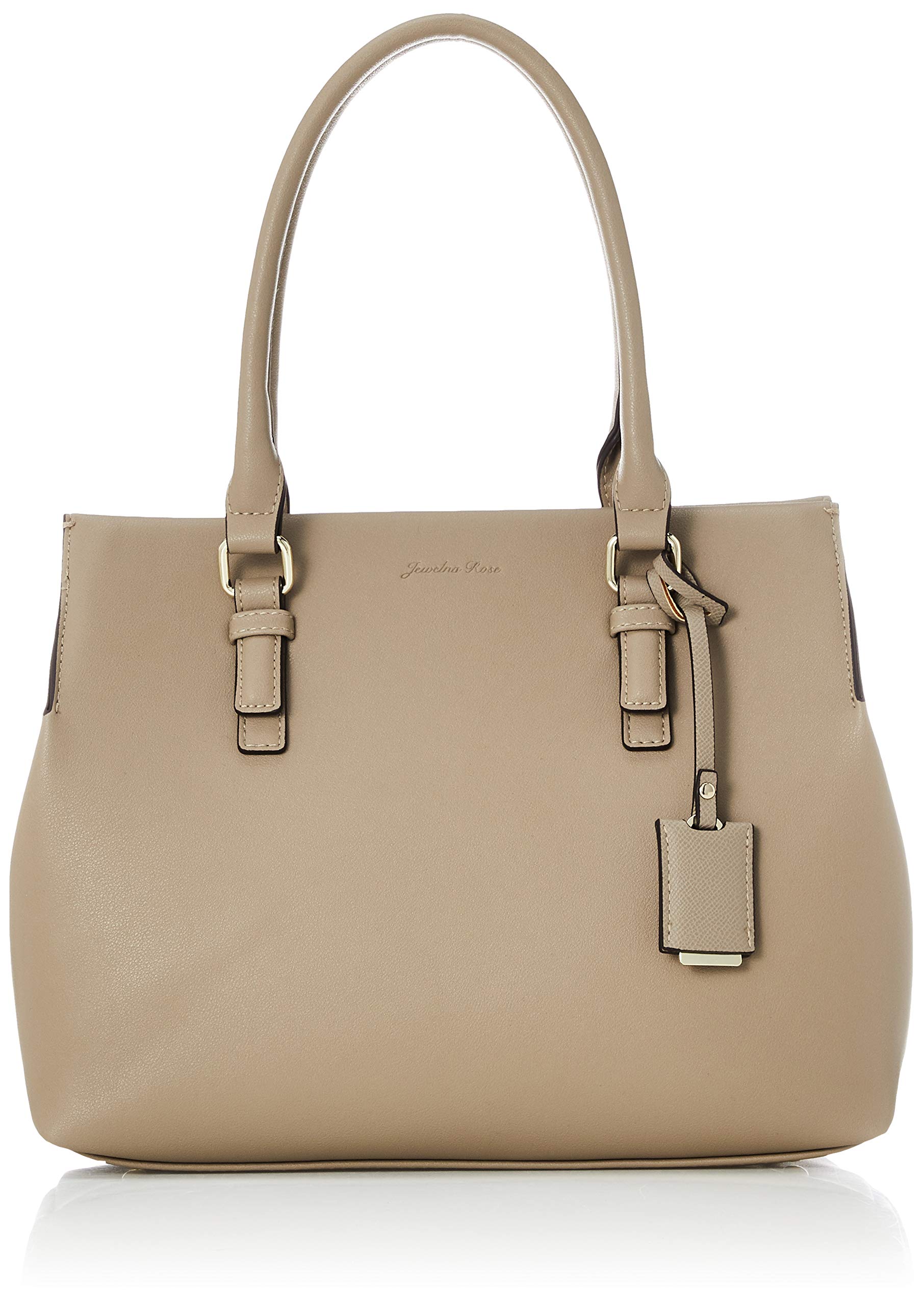 

Jewelna Rose OL Bag x x Handbag, 2021, Women s, Greige, Size H24cm W30cm D14cm