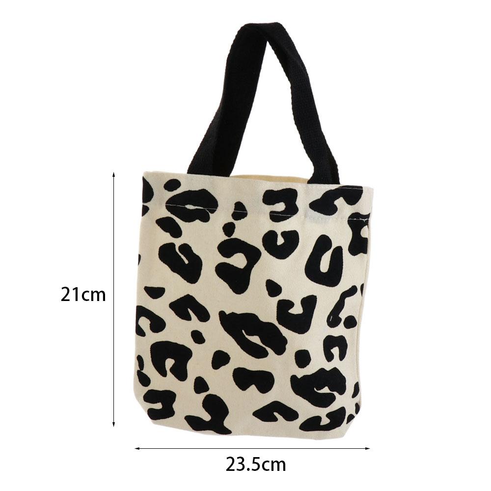 Eco-Tasche Punkte Lunchtaschen Einkaufen Bücher Taschen Studententaschen Damen Umhängetaschen Koreanische Canvas-Tasche