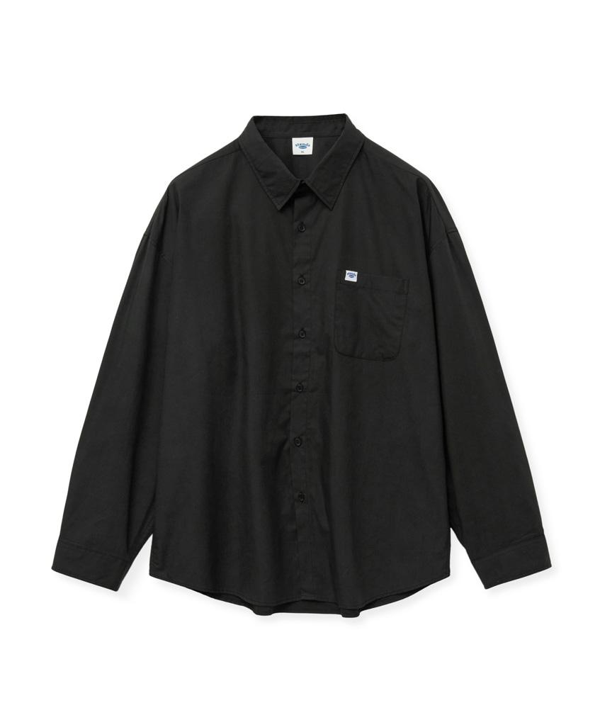 STENDS [M~4Xl] Flow Cotton Shirt_Deep Charcoal