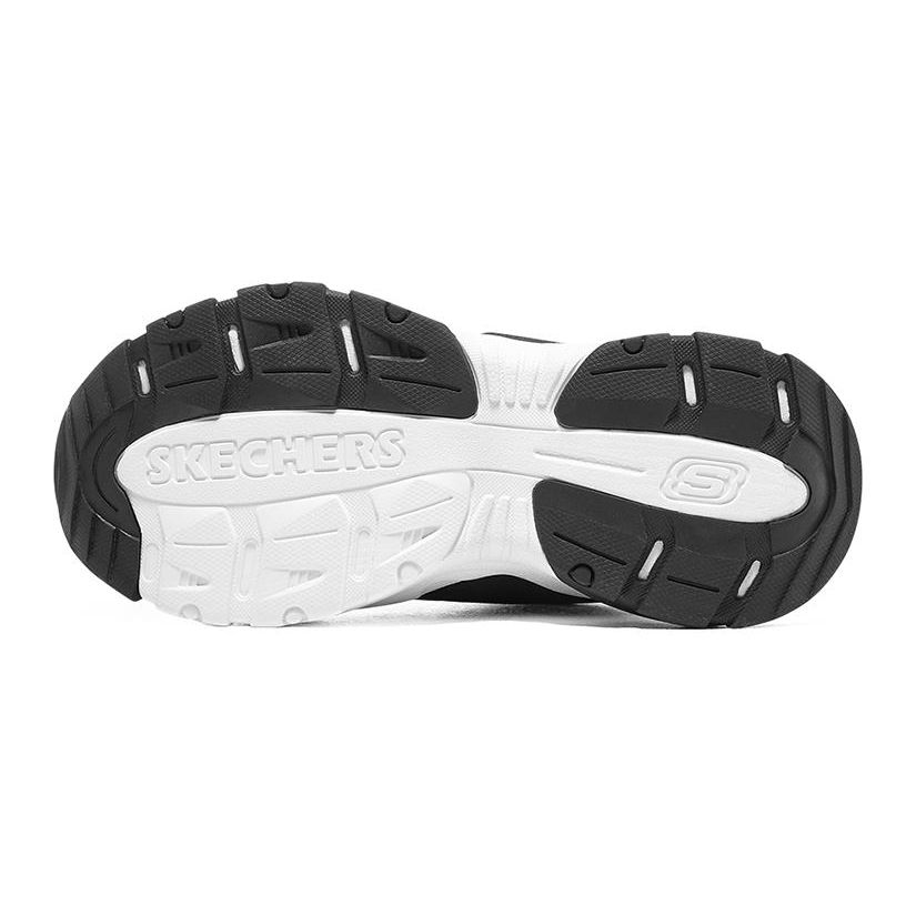 Skechers Sport Durable Lightweight Casual Shoes Kids Sneakers Black White 402247L-BKW