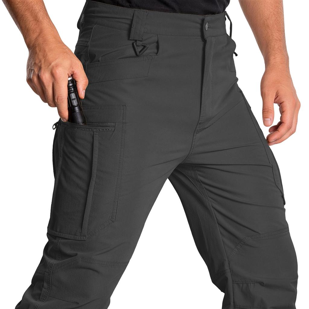 Herrenhosen Ripstop Cargo Arbeits Hosen Mit Mehreren Taschen Wasserabweisend Atmungsaktiv Wandern Camping Reisen Angeln Bau Hosen