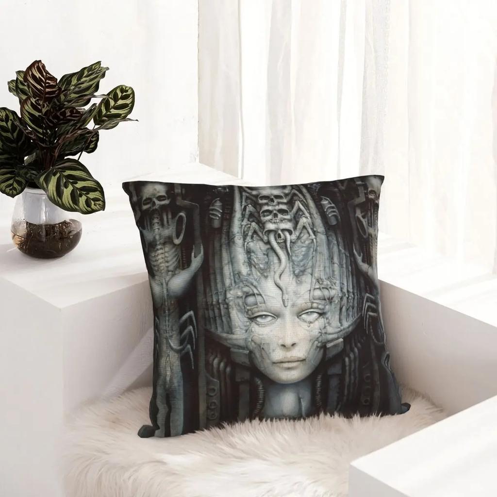 H.R Giger - Li 1 - Art Throw Pillow home decor items christmas decorations 2024