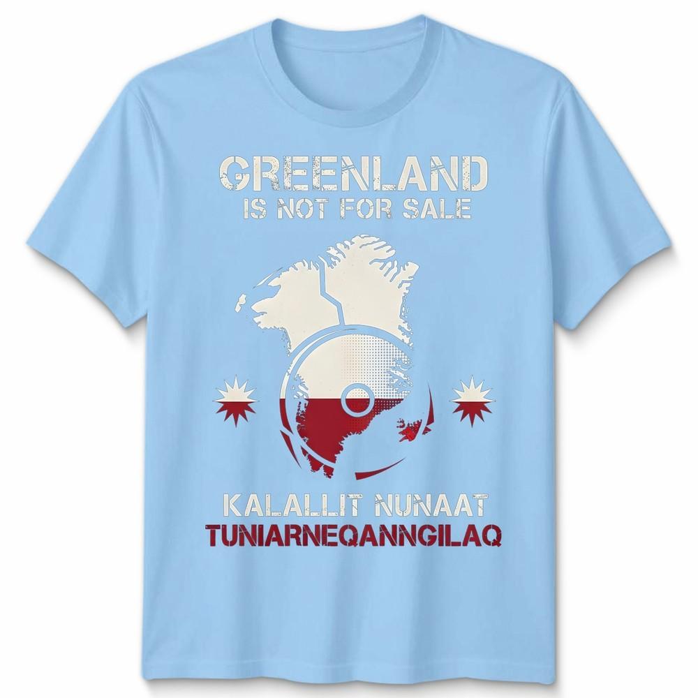 Denmark Flag Unisex T Shirt Greenland Is Not For Sale Translation Graphic Tee S