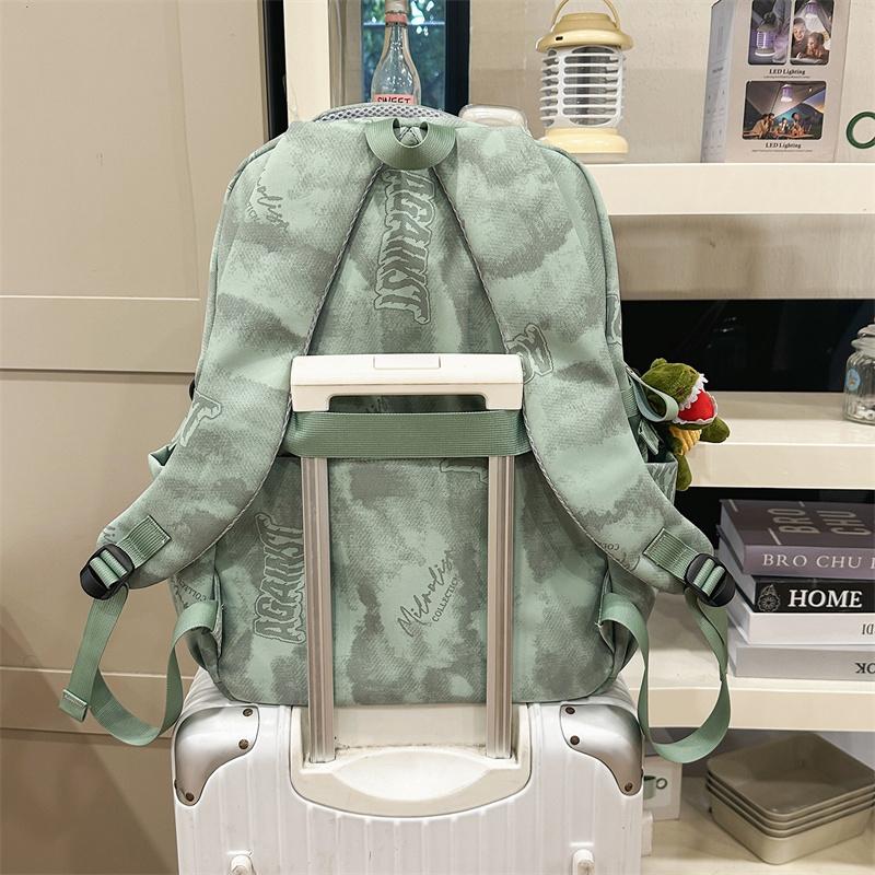 Junior High School Student Schoolbag Graffiti Men's Backpack