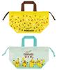 Skater Bento Lunch Drawstring Set of Pikachu Bags, 2, Pokémon Design, KB7W-A