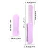 Portable Travel Folding 2-In-1 Brush Anti-Static Styling Comb Professional Hair Styling Tool Special For Real Hair Wigs