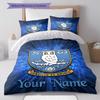 Sheffield Wednesday Football Club Custom Name Pattern Bedding,Quilt Set Quilt Cover Pillowcase Home Birthday Gift(1 * duvet cover + 2 * pillowcase, wi