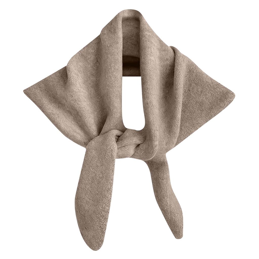 Knitted Triangular Scarf For Women,Shawl Head Scarf, Lightweight Soft Warm Neck Warmer For Women