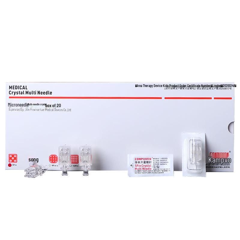 Kangpuwo Hand-Stitched Crystal 32G 1.5mm Five-Needle Beauty Micro-Surgery Kit