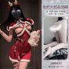 Christmas carnival night sexy cos little maid uniform suit elk snow rabbit pure lust lingerie