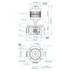 1PC 4-Axis Joystick Potentiometer Automation Machine Control Accessories Jh-D400X-R2 5K Ohm With Button Joystick With Track