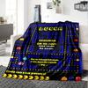 1pc Pacman Adventure flannel Blanket for Super Soft Cute Comfort Blanket for Travel Bedding Couch Sofa Blanket Y73056
