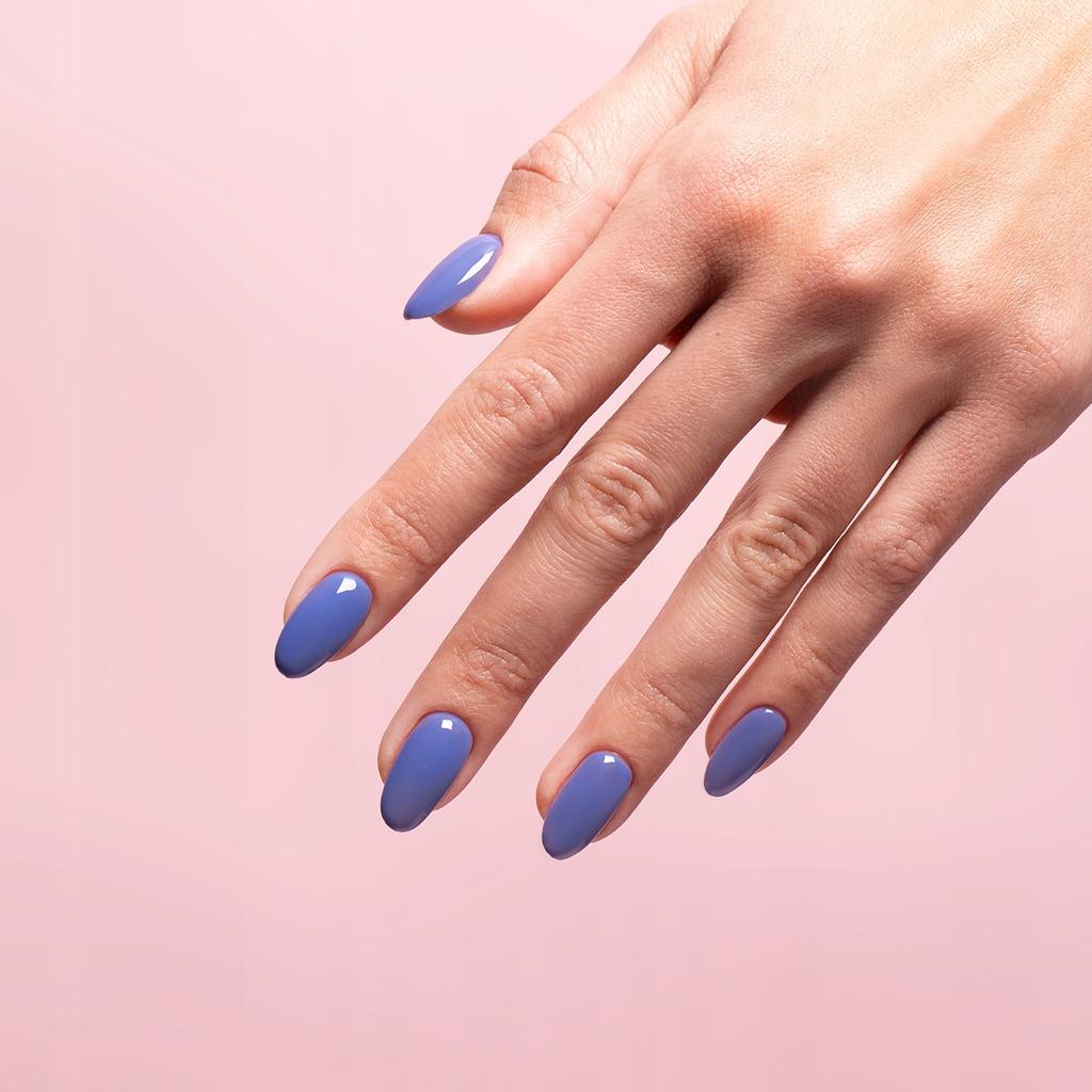 Hybridní lak na nehty modrý #602 Semilac Dark Jeans 7 ml