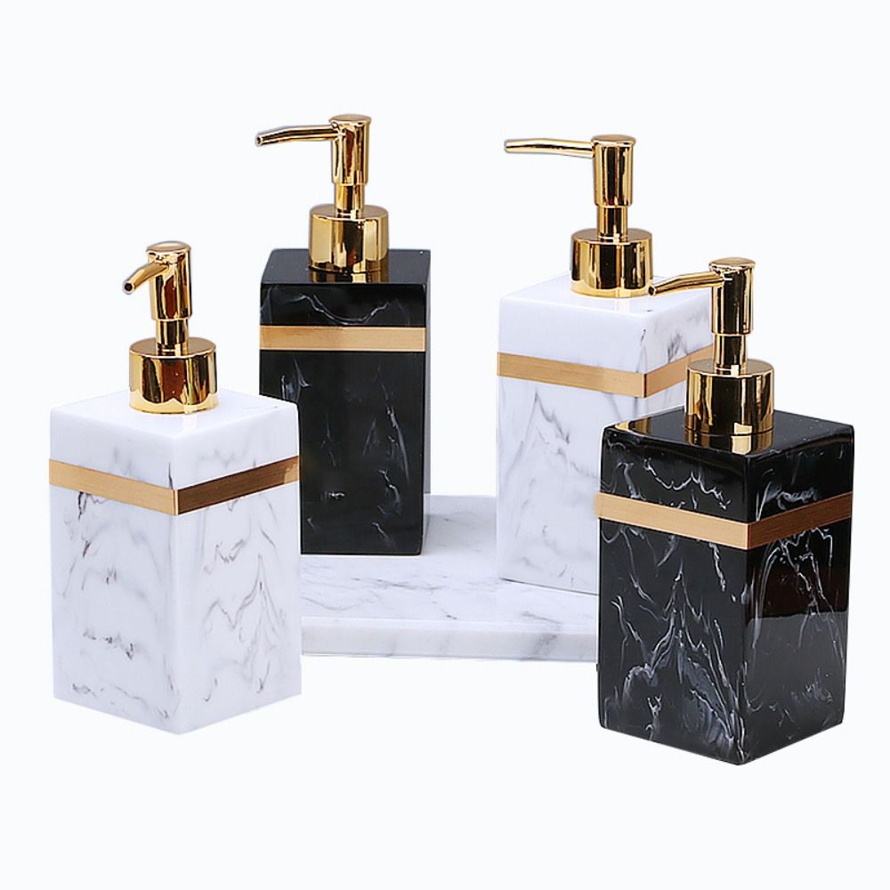 Resin Lotion Dispenser Bottles Light Luxury Liquid Soap Container  Restaurant