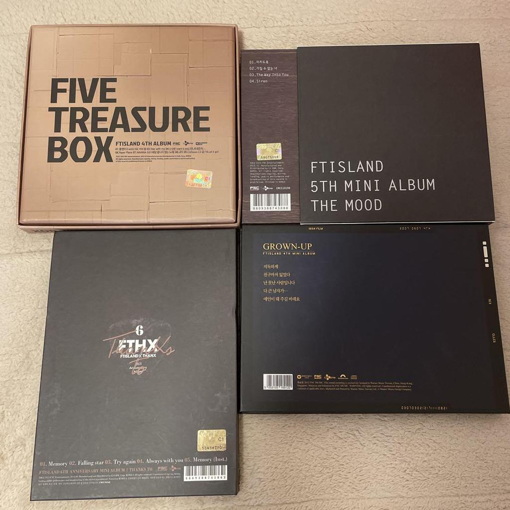 [USED] FTISLAND Korea Various CDs