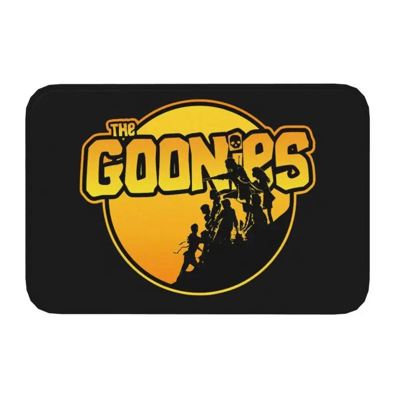 The Goonies Logo Doormat Non-Slip Entrance Kitchen Door Floor Mats Never Say Die Sloth Chunk Fratelli Skull Pirate  Carpet Rug