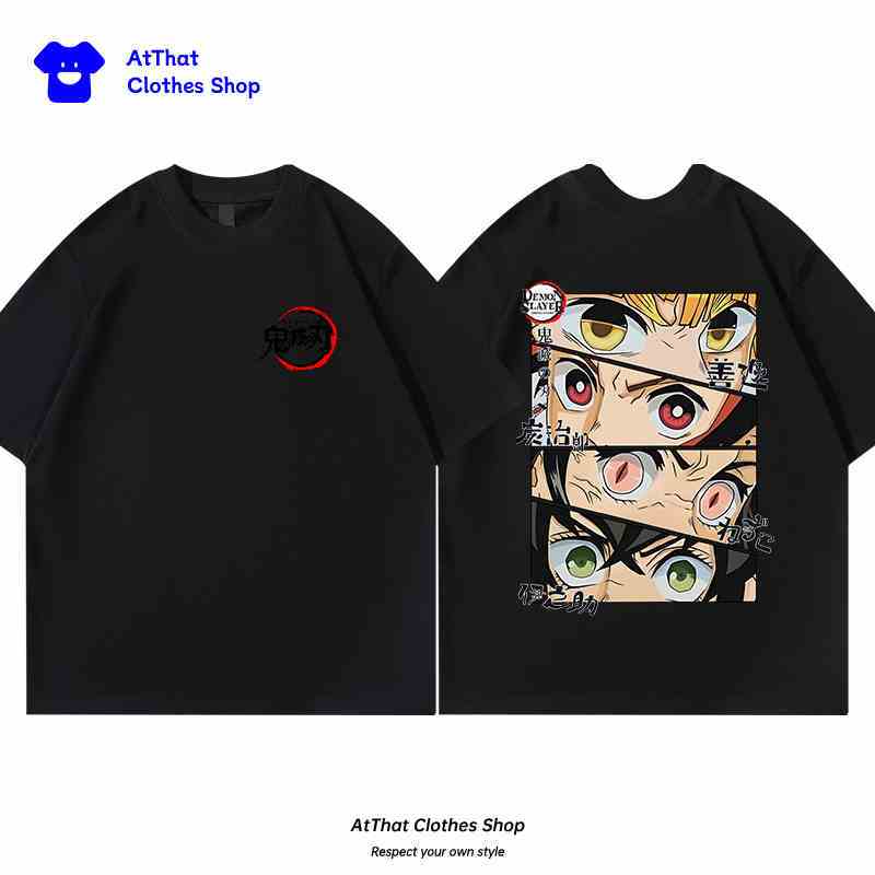 Ghost Annihilation Blade Anime Peripheral Yamamoto Yoji Fengtanjiro Tide Brand Loose Printing Men's and Women's T-Shirts