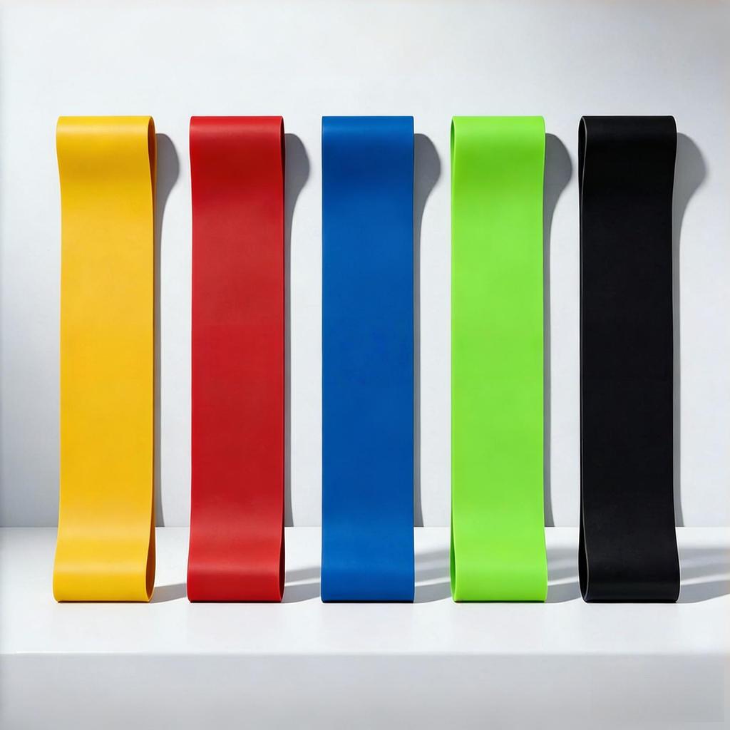 Maika Yoga Fitness Gradient Color Resistance Band for Buttocks Training and Stretching