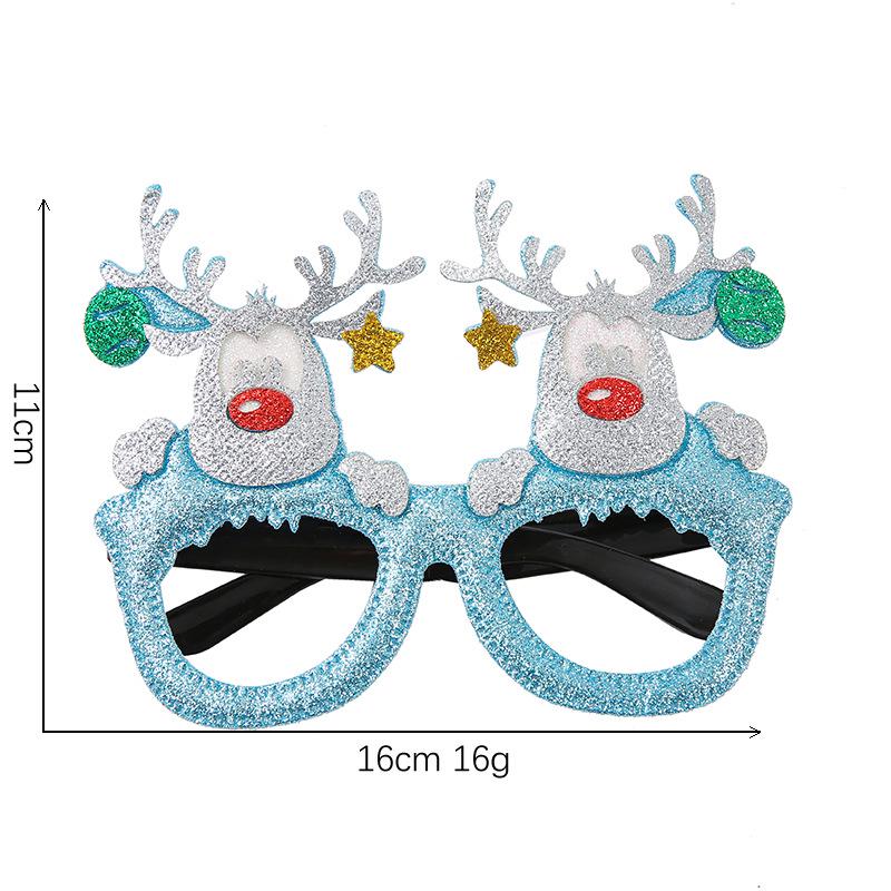 Festive Headband Eyeglass Frames: Christmas, Halloween, Valentine's Day & Party Glasses with Santa Claus Design