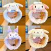 Cute Cinnamoroll High-Elasticity Headband for Women: Perfect for Face Masks, Makeup, and Hair Accessories, with Plush Wristband.