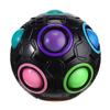 3D Cylinder Magic Bean Puzzle Cube Rotate Slide Gyro Fidget Toy Spinner Ball Anti Stress Fingertips Iq Games For Kid Adult