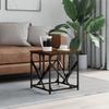 Vidaxl Coffee Table, Smoked Oak, 45X45X47.5 Cm
