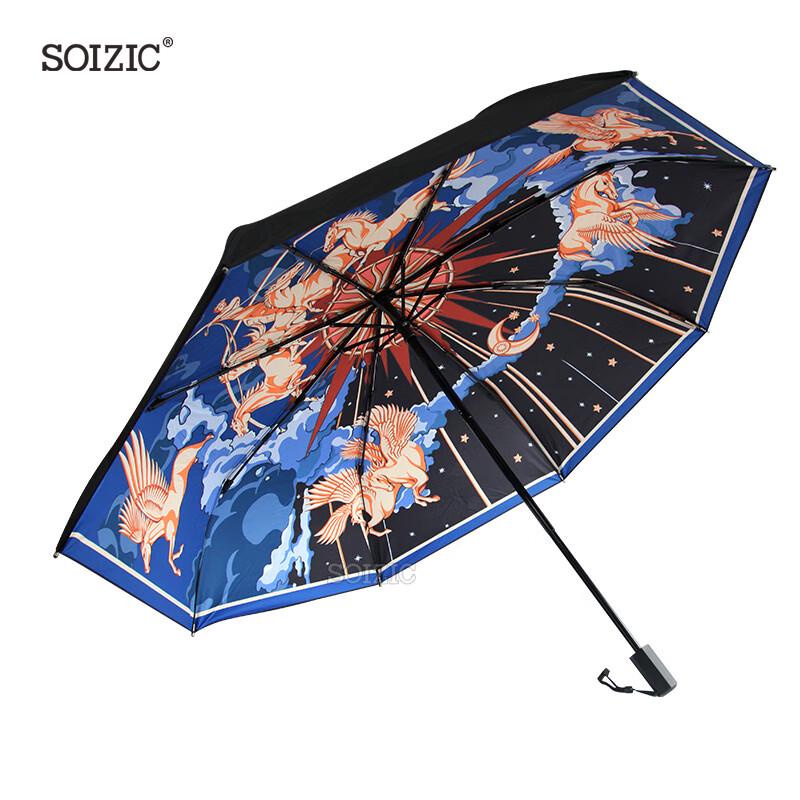Aurora Silk Scarf Art Umbrella Combo
