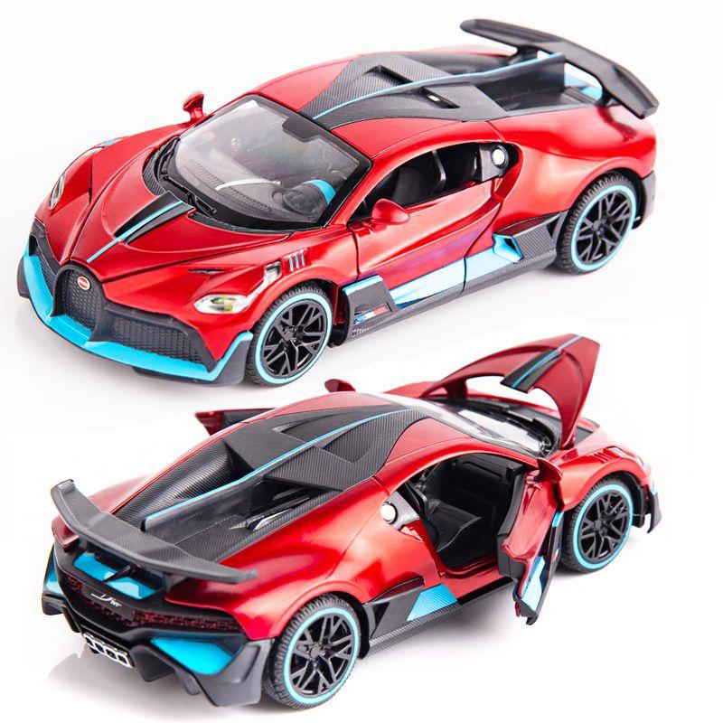 Exquisites 132 Diecast-Legierungs-Automodell Perfekter Sportwagen Bugatti Ae86 Lamborghini