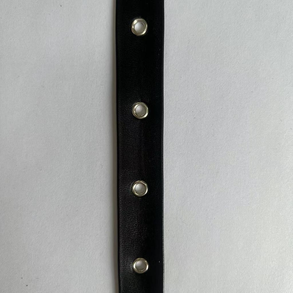 Composite Leather, Claw Nails, Rivets, Steam Eyes, Black Pu Leather Rope, Corns, Webbing, Clothing Accessories, Handmade Diy