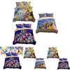 Modern Minimalist 3d Bed Sheet Set Featuring Vibrant Digital Print Design In Various Sizes