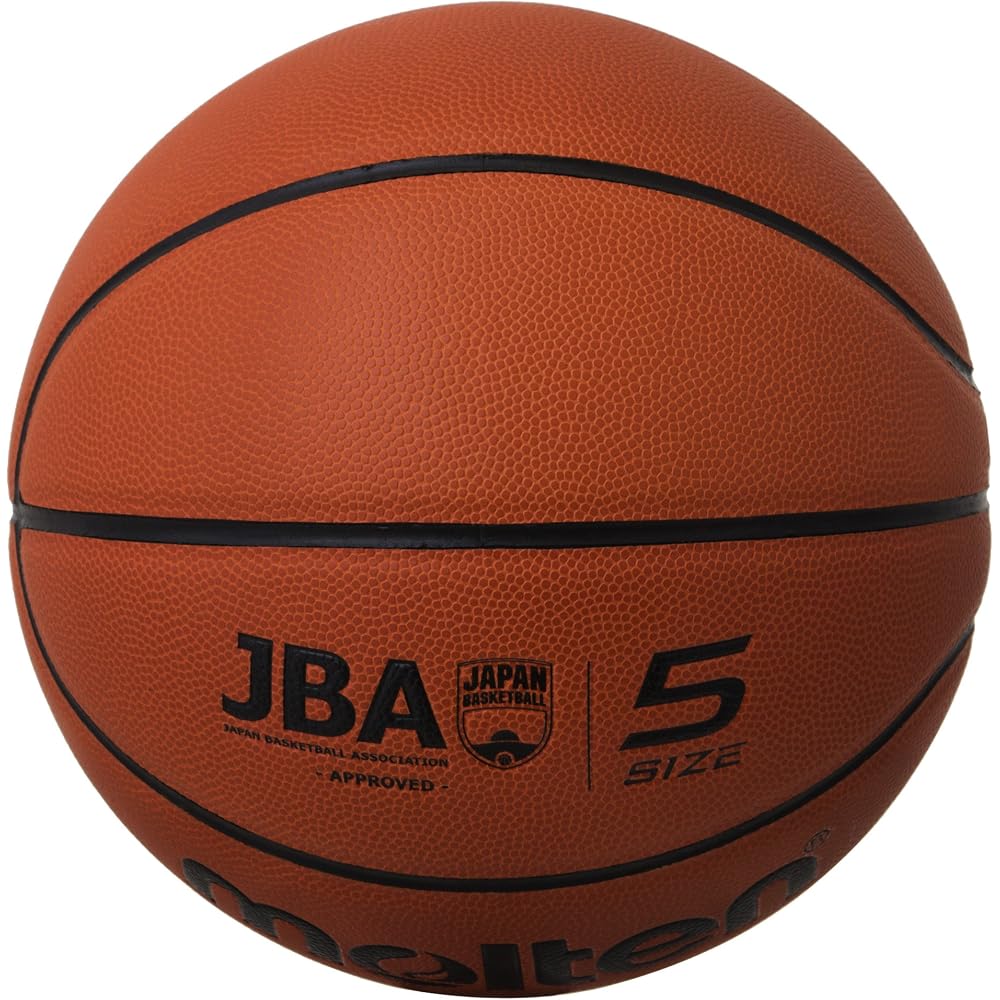 Molten JB5000 Basketbal Maat 5 29,5 Inch Officiële Wedstrijdbal Rubberen Oppervlak