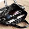 Men's Cowhide Business Handbag, Briefcase, Computer Bag, File Storage Bag