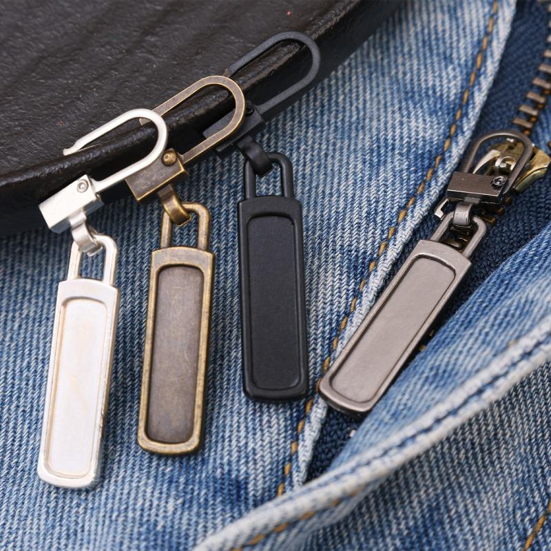1/30x Universal Metal Zipper Puller Replacement Instant Repair Kit Detachable Luggage Purses Clothing Zipper Slider Puller Tools