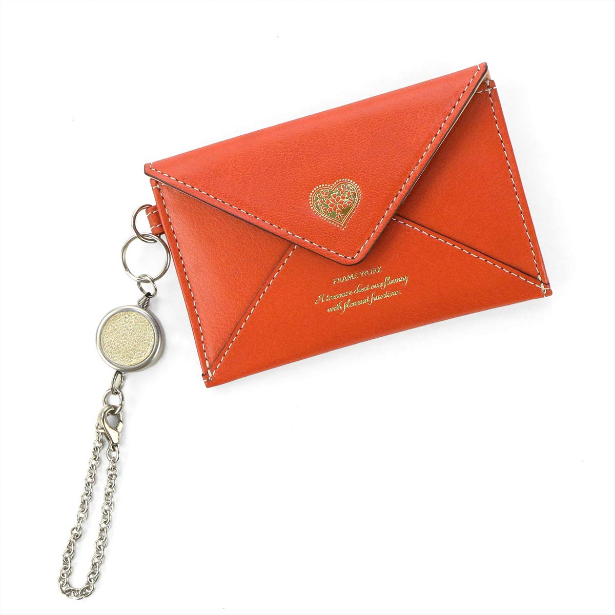 

Card Case with Reel Lucky Charm Orange [Framework] Women s FW-43213-34 помаранчевий