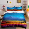 Mountain Landscape with Stars. Bedding Sets Duvet Cover Sets Duvet Covers Pillowcases(1* Duvet Cover 2* Pillowcases Without Duvet Insert)